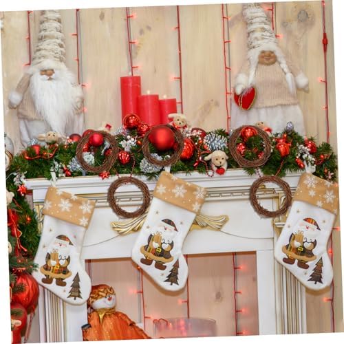 Garneck Rattan Wreath Dried Vine Garland 10pcs