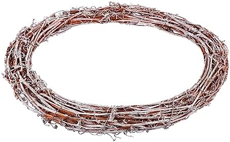 NOLITOY 1pc Rattan Wreath Garland for Home Decor
