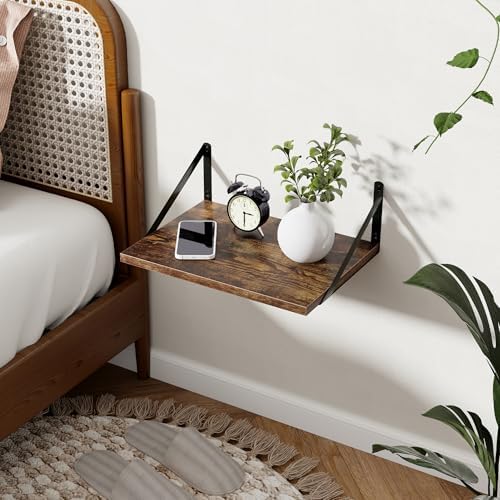 Axeman 16W x 12D Rustic Floating Shelves Set of 2