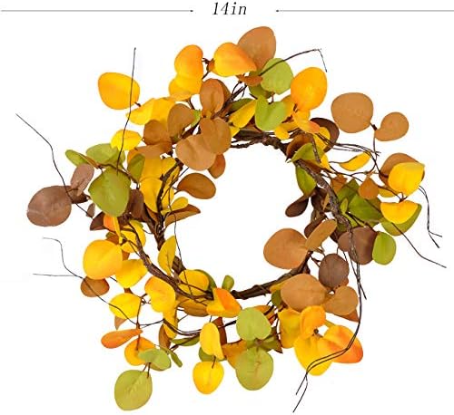Bibelot 20 Inches Autumn Wreath Thanksgiving Decor