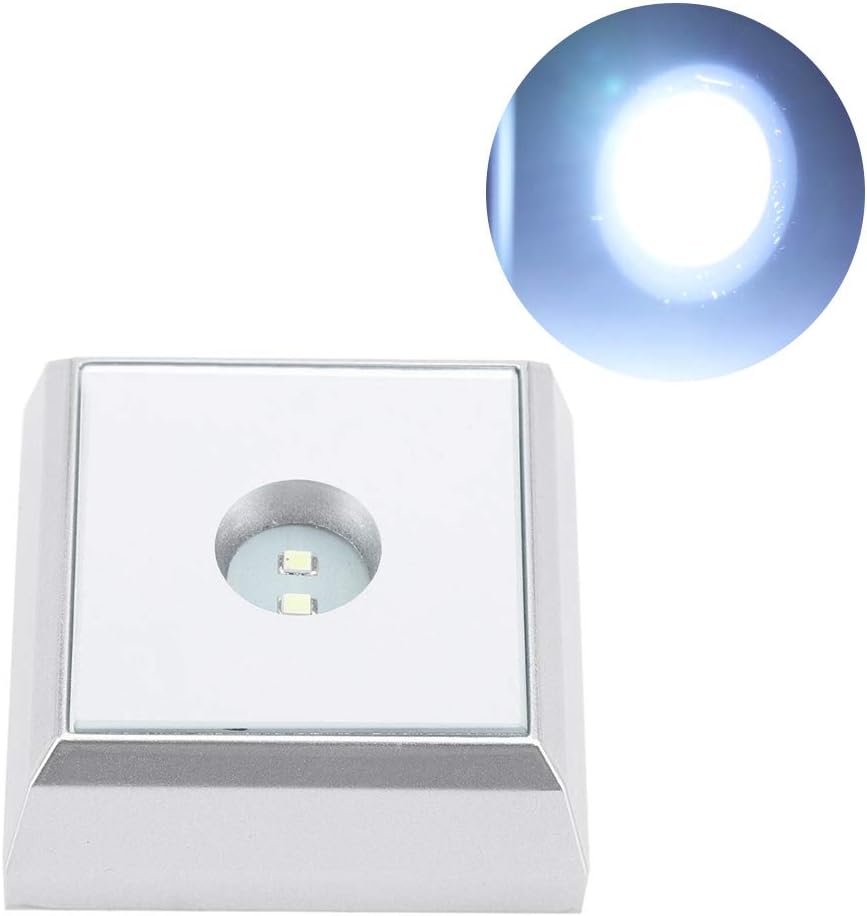 Gegoup LED Light Base Display Stand for Crystal Glass Acrylic Statue