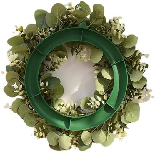 Gold Money Grass Flower Wreath for Doors and Windows