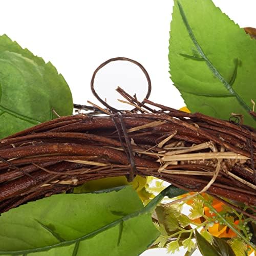 22-Inch Artificial Sunflower Wreath for Home Decor
