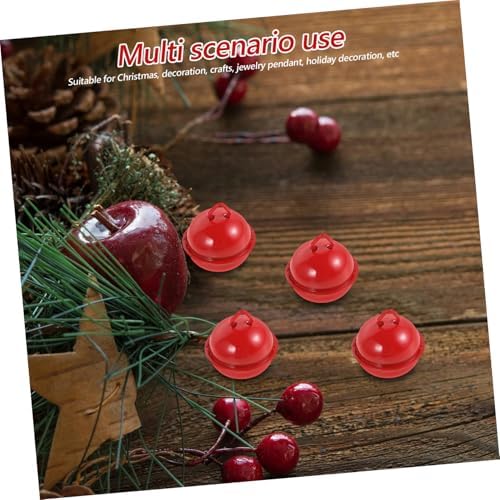 ABOOFAN 100pcs Christmas Small Bells DIY Jewelry Decorations
