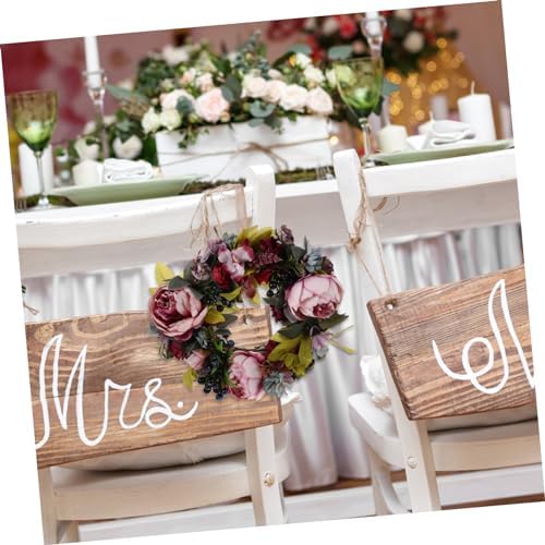 NUOBESTY Artificial Peony Wreath for Home Decor