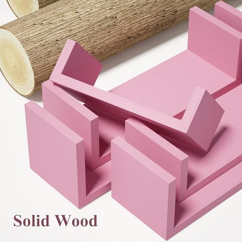 SRIWATANA Floating Shelves Set of 5 Pink