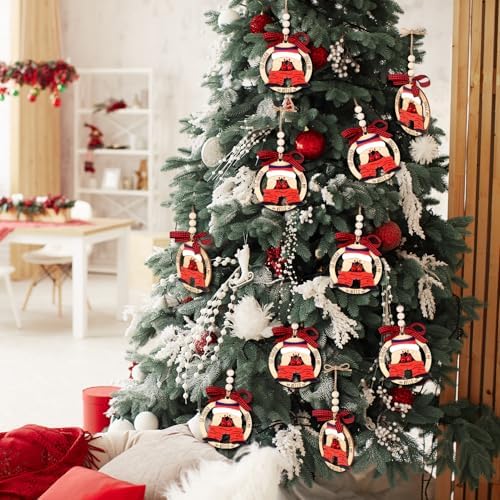 Funny Christmas Wooden Ornament with Naughty Santa Design