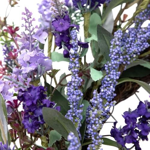 Northlight Lavender Artificial Spring Wreath - 18 Inch