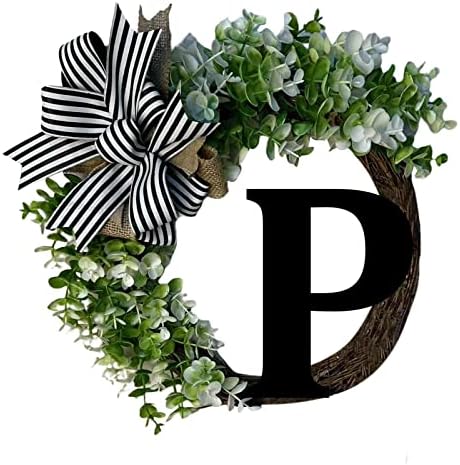Personalized Wreath with Bow for Front Door