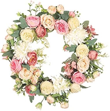 Coerni 30 Inch Yellow Wreath for Front Door
