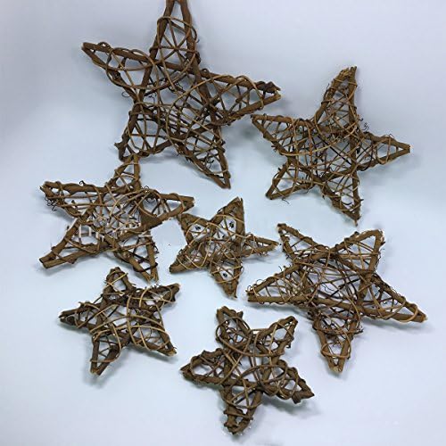 Natural Grapevine Star Shape Wreath DIY Christmas Decoration 12 Inches