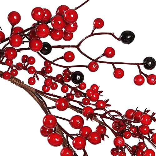 Sggvecsy 18 Inch Artificial Christmas Wreath with Bowknot