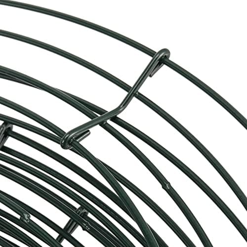 JEUIHAU 10 Inch Green Metal Wreath Frames 15 Pack