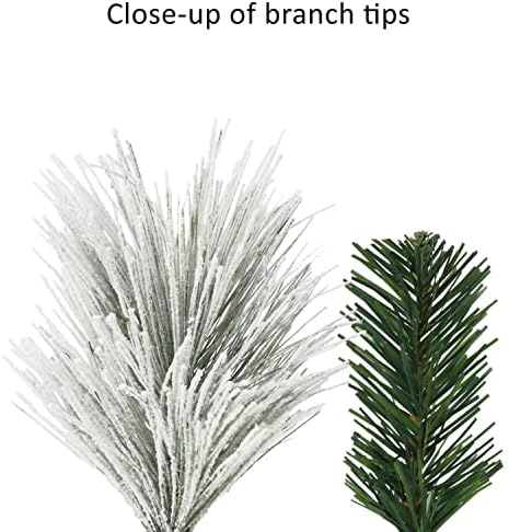24 Inch Artificial Christmas Wreath with Green and Silver Decor