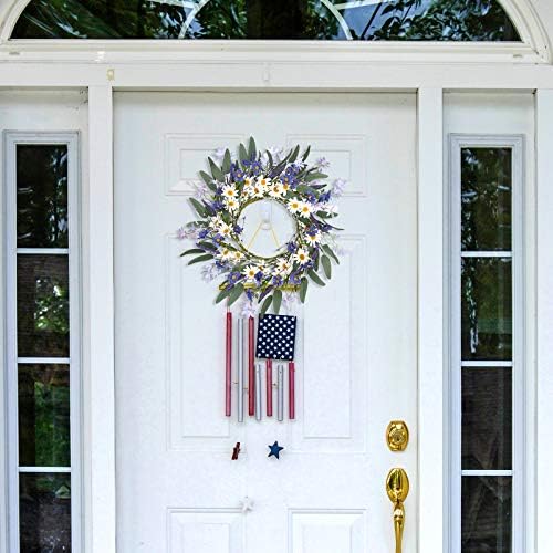 Violet Ever Garden 20 Inch Spring Wreath for Front Door