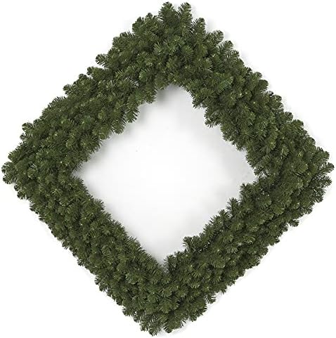 Autograph Foliage 48 In Square Wreath Green