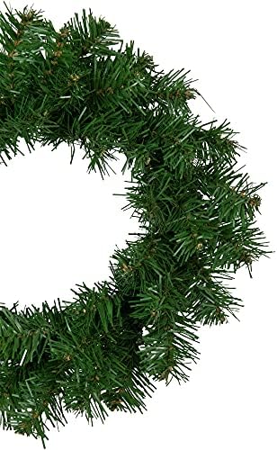 16 Inch Deluxe Dorchester Pine Wreath Unlit