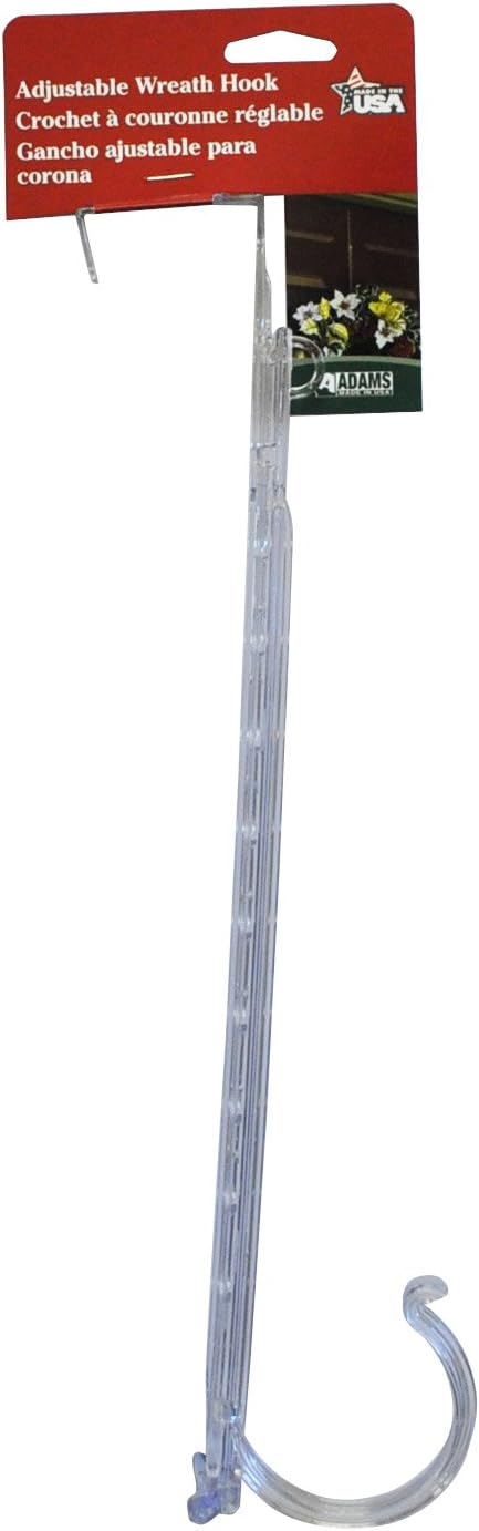Adams Christmas 9220-99-1740 Adjustable Wreath Holder Hook