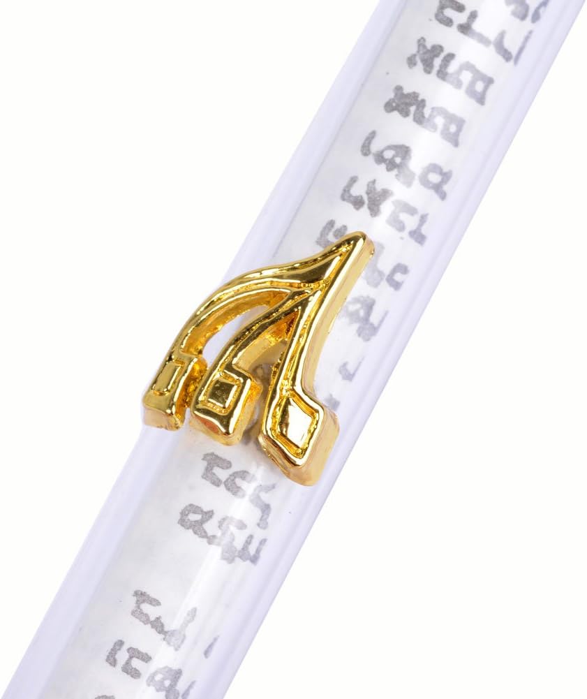 BRTAGG Mezuzah Case with Gold Plated Design