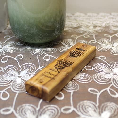Handmade Olive Wood Mezuzah Case