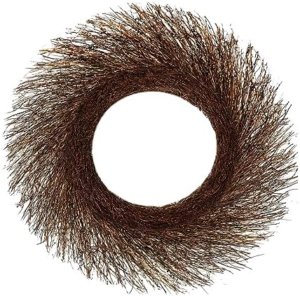 Temfmy 18 Inch Rattan Vine Branch Wreath for DIY Crafts