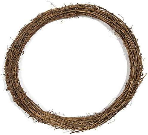 Cousin DIY 18 Inch Brown Grapevine Wreath