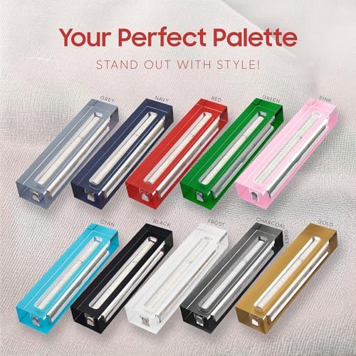 Modern Acrylic Mezuzah Case for Door - Red 6 Inch