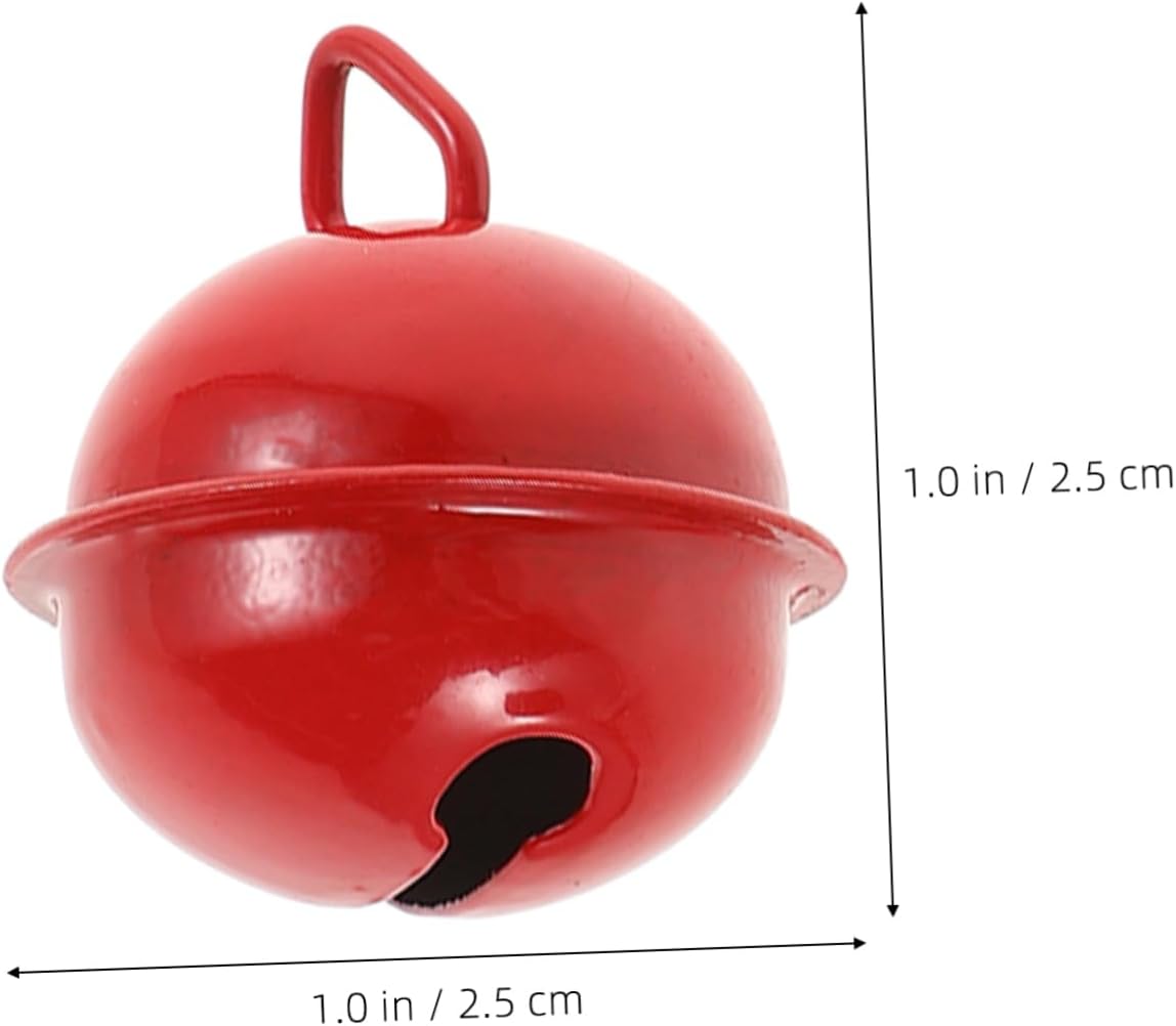 ABOOFAN 100pcs Christmas Small Bells DIY Jewelry Decorations