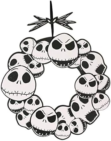 Disney The Nightmare Before Christmas Jack Skellington Wreath 1