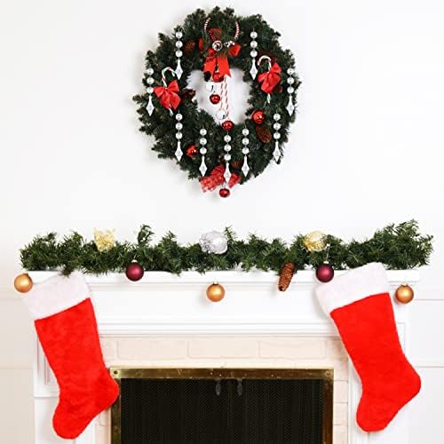 Jishi 30pk Crystal Finial Ornaments for Christmas Decorations