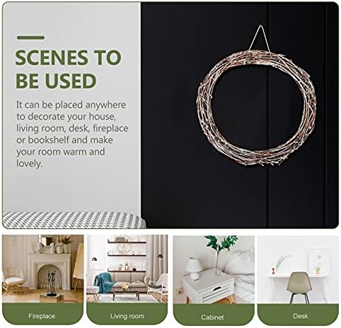 Circle Rattan Wreath DIY Supplies for Home Decor