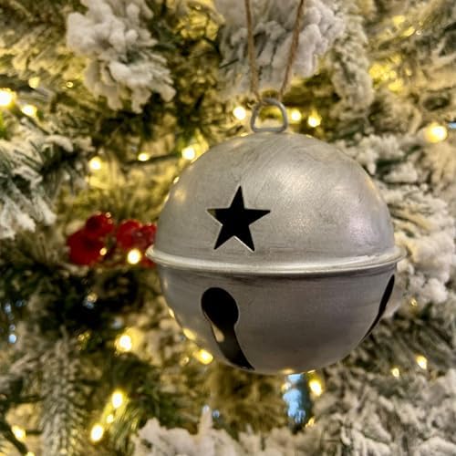 Haute Decor Jingle Bell Christmas Ornaments 6-Pack