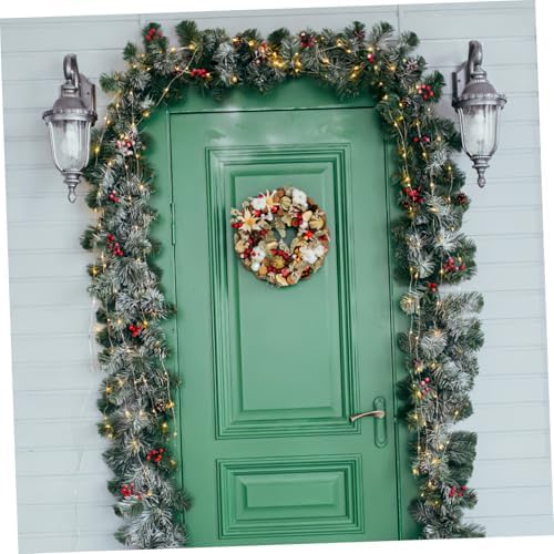 Garneck Rattan Wreath Dried Vine Garland 10pcs