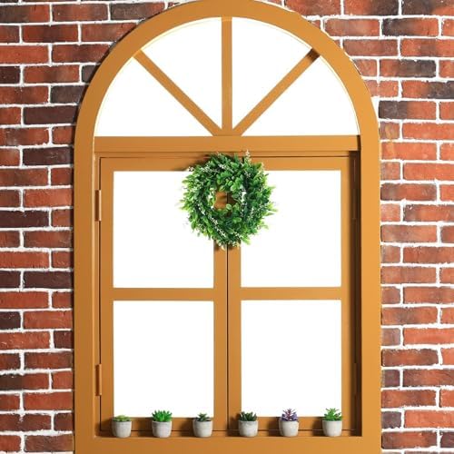 4 Pack Artificial Boxwood Wreaths 12 Inches