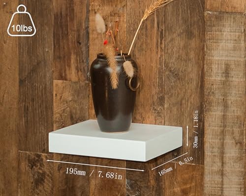 Floating Shelves for Wall with Invisible Bracket Set of 2