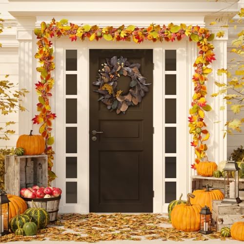 SAFAVIEH 30 Inch Decorative Artificial Magnolia Leaf Wreath