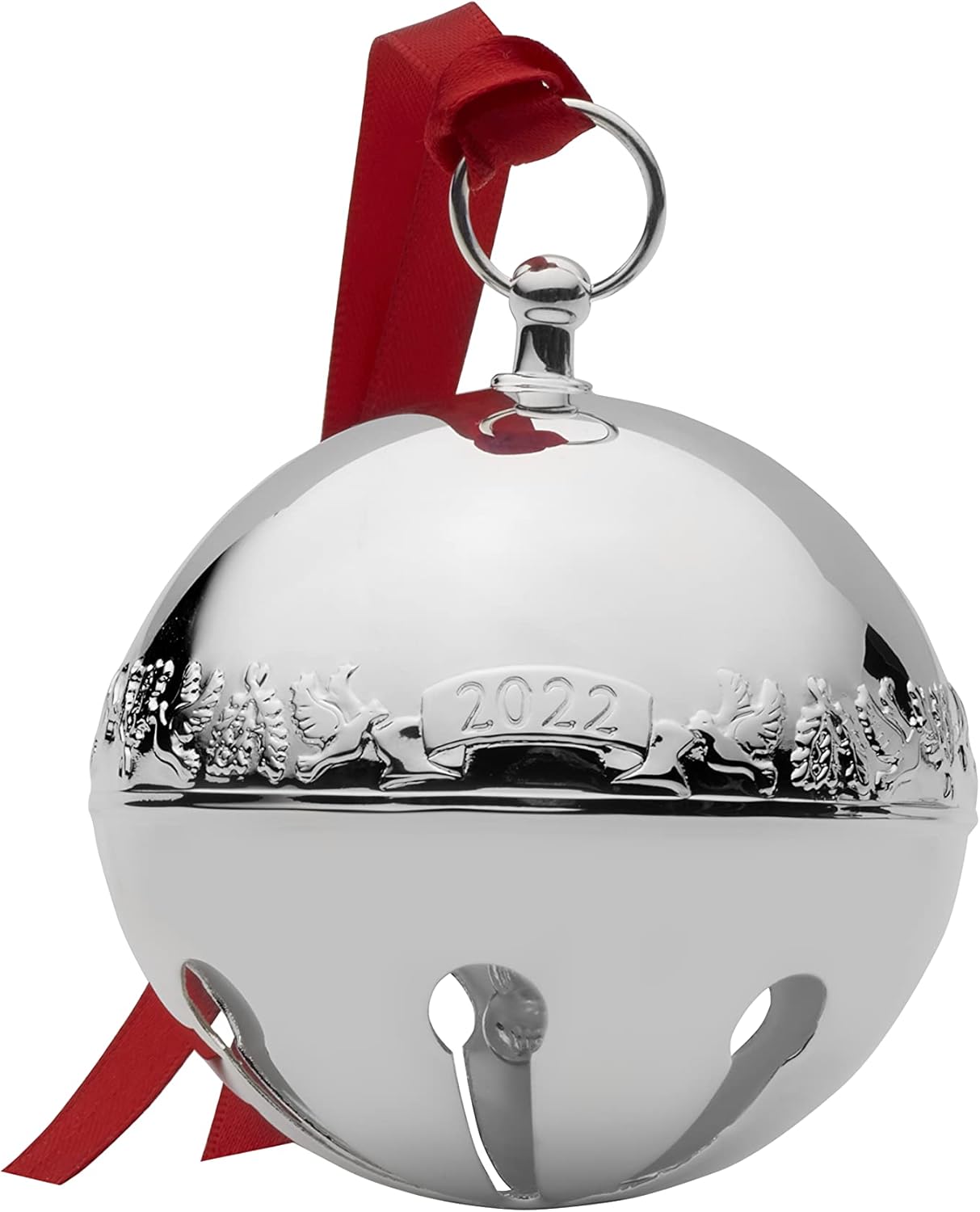 Wallace 2022 Silver Plated Sleigh Bell Christmas Ornament