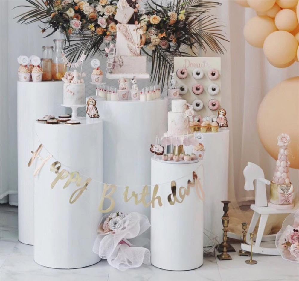 Xuthusman 3Pcs DIY Round Pedestal Display