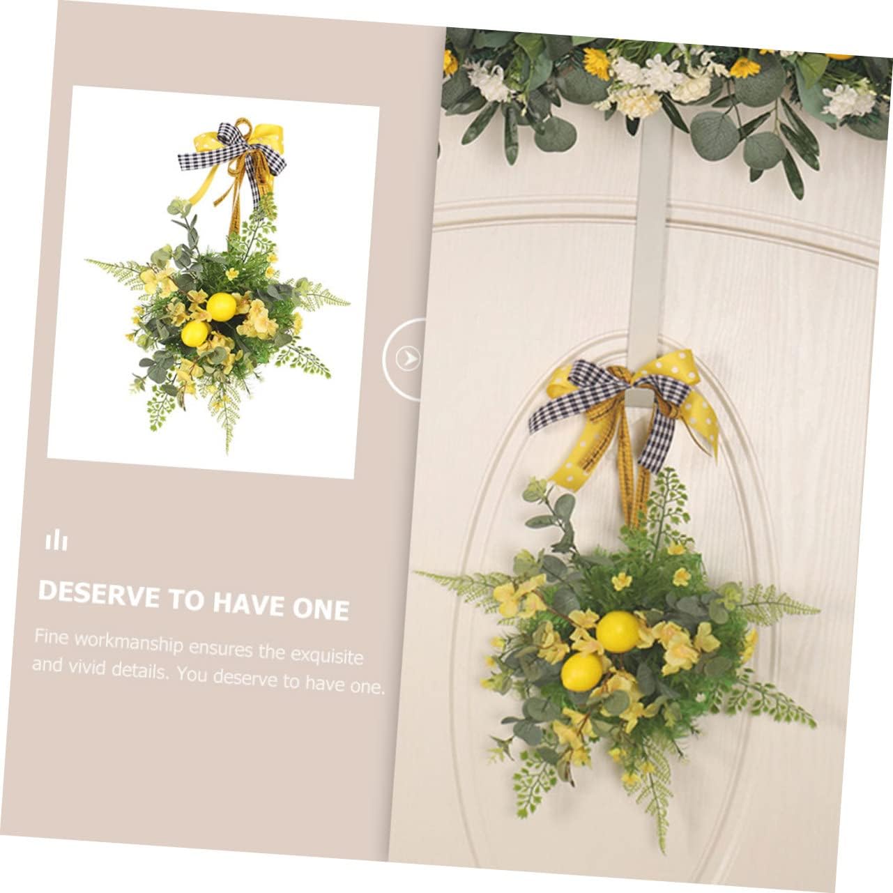 LIFKICH Front Door Wreath Hanger Decor