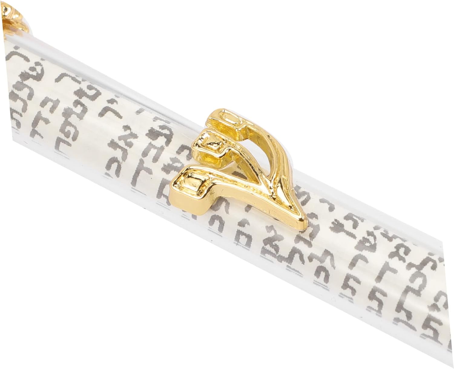Jerusalem Mezuzah Case with Scroll Red
