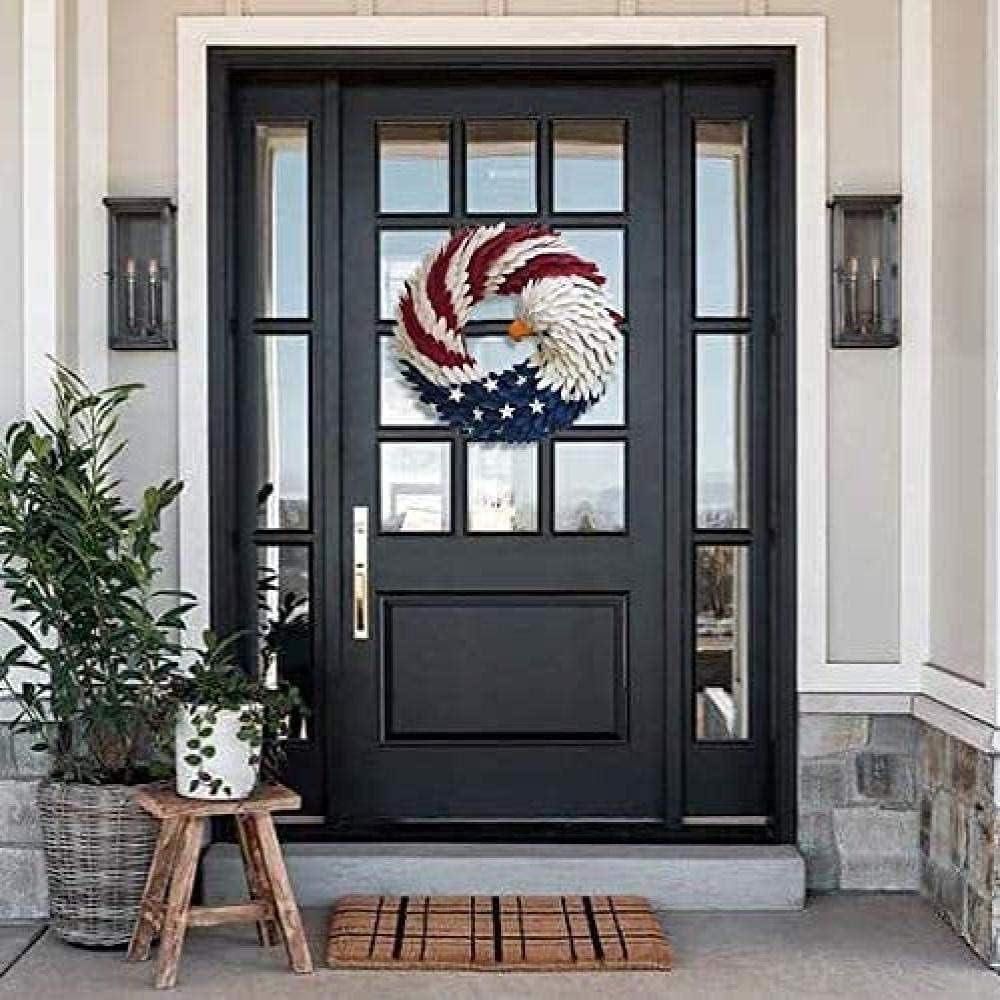 American Eagle Wreath 15 Inch Patriotic Decor