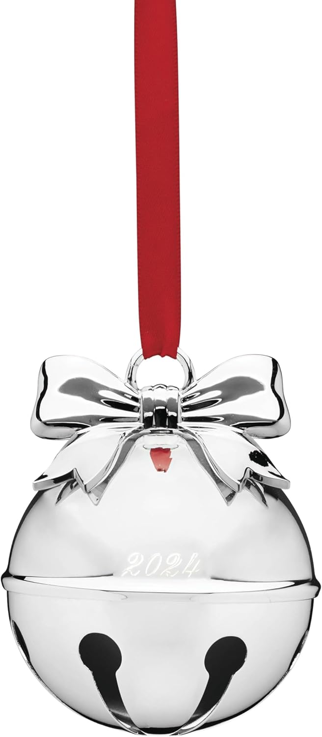 Lenox 2024 Jingle Bell Metal Ornament Christmas