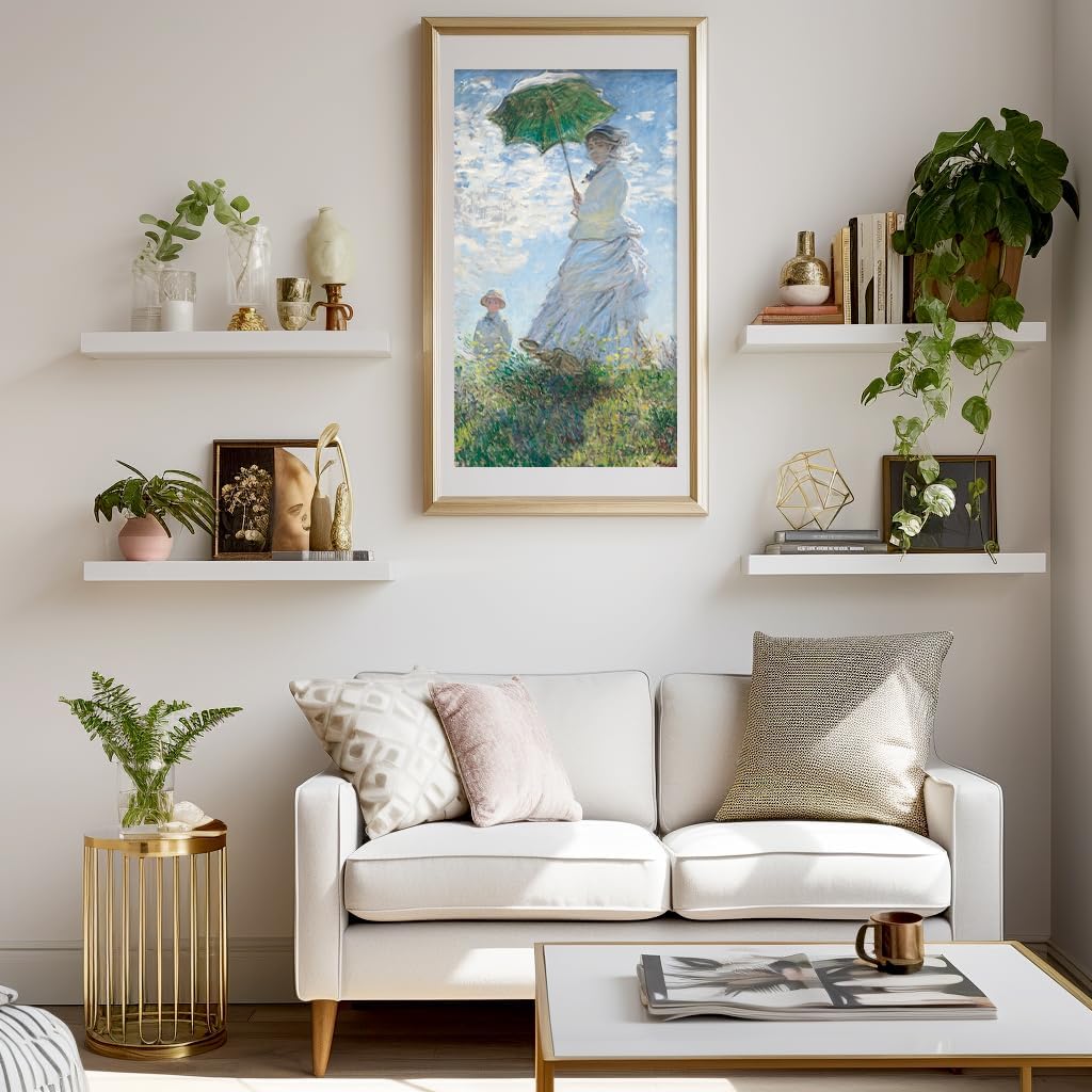 LaVie Home Floating Shelves Set of 3 Modern White