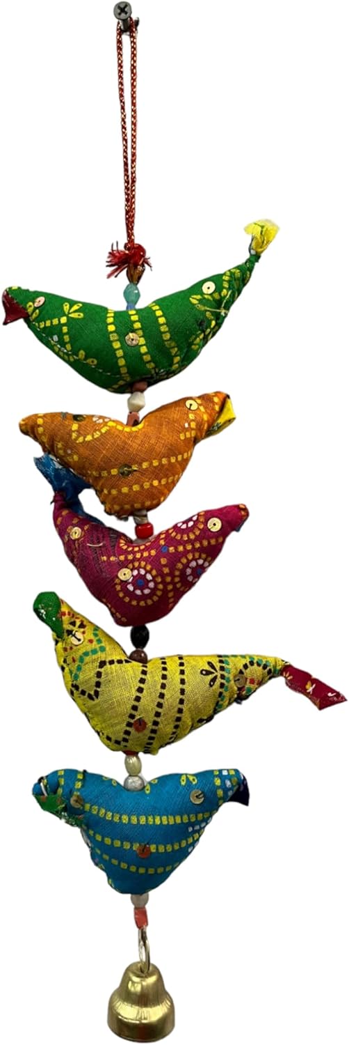 Mango Gifts Five Fat Chicks Bell Totem Prosperity Hens