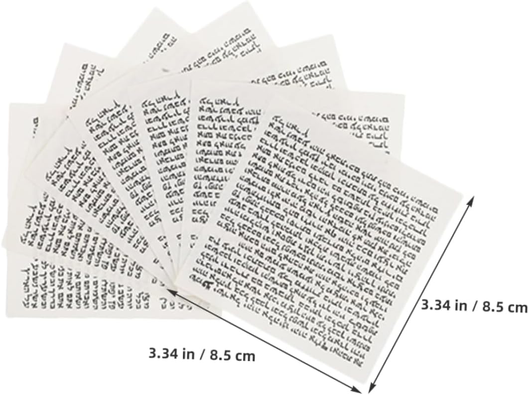 Happyyami 100pcs Mezuzah Door Decor Jewish Blessings Wall Art
