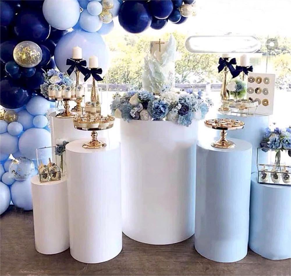 Xuthusman 3Pcs DIY Round Pedestal Display