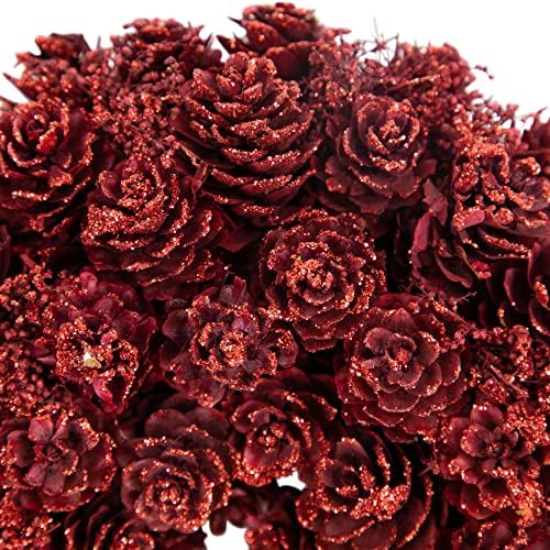 Northlight Red Wooden Heart Shaped Wreath - 14 Inch