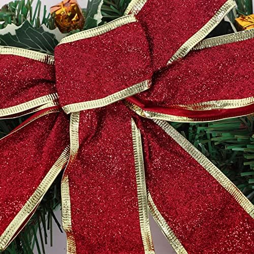 LASPERAL 17 Inch Artificial Christmas Door Wreath