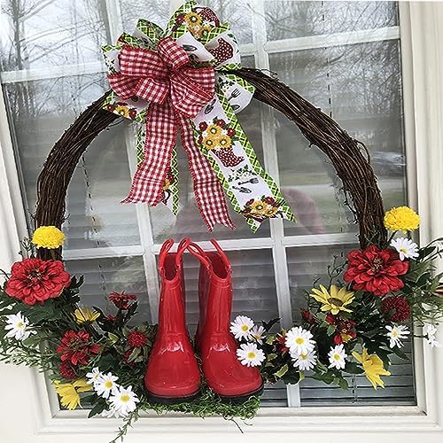 16inch Natural Grapevine Wreath Hoop for DIY Crafts