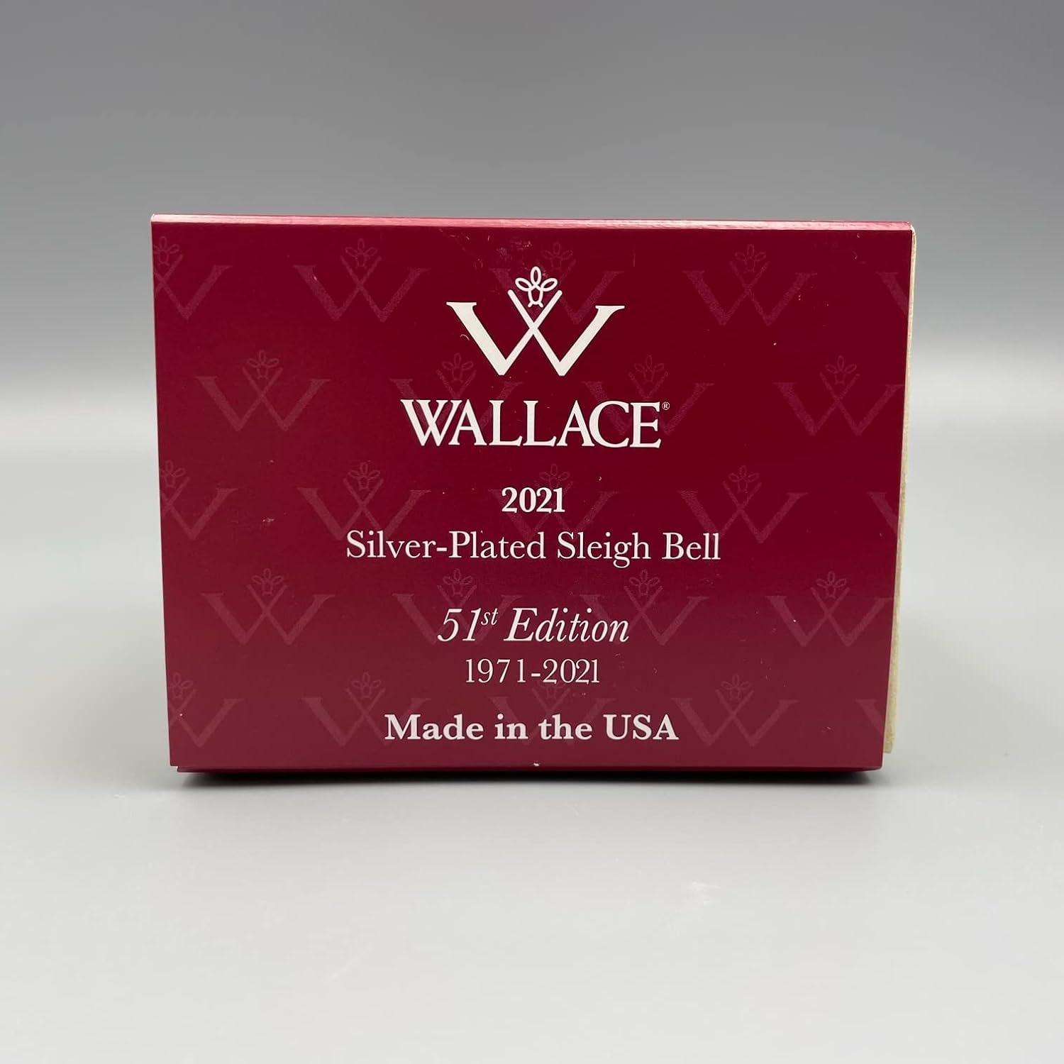 Wallace 51st Edition 2021 Silver Plated Sleigh Bell Ornament